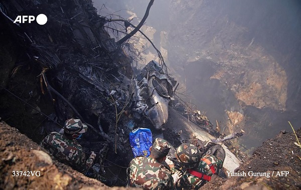 Yeti airline with 72 passengers crashes in Nepal