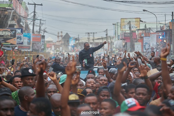 Mother of all rallies by Peter Obi in Lagos