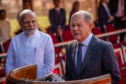 Scholz lauds ties in India as he tries to coax Delhi away from Russia