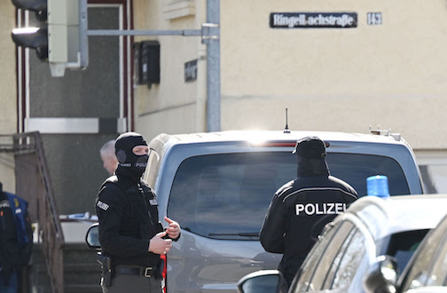 Police on standby during raids on Reich Citizens movement in Germany