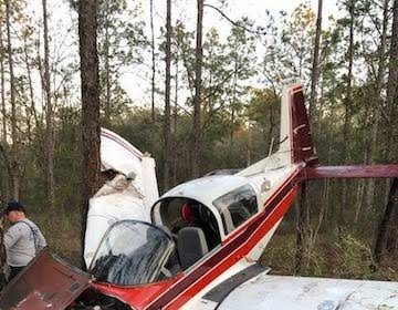 Scene of a plane crash