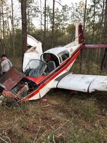 Scene of a plane crash