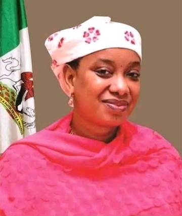 Senator Aishatu Dahiru Binani, who was declared governor-elect by Adamawa REC against INEC rules