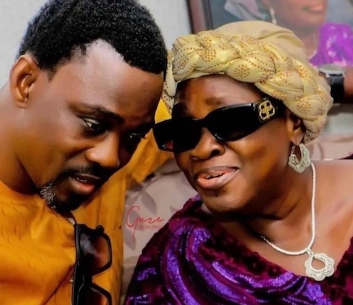 Nigeria's juju musician, Pasuma Wonder and his late mother