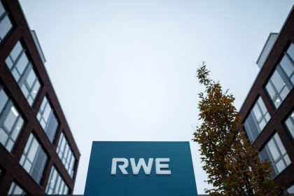 Shares of German utility giant RWE were gaining around 3% in morning trading in Germany after it said Thursday that it expects significantly higher earnings in its first quarter. Photo: Fabian Strauch/dpa
