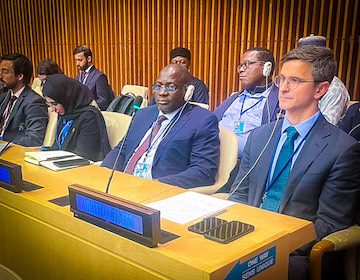 Muhammad Nami, Executive Chairman FIRS, at the 2023 ECOSOC Special Meeting on International Cooperation in Tax Matters at the United Nations Headquarters, New York, United States (March 31st, 2023).