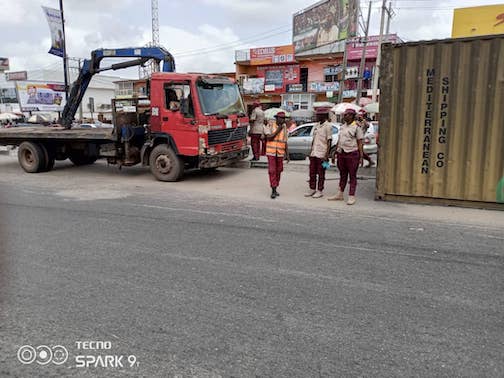 Truck impounded by Oyo State Road Transport Management Authority