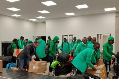 The Flying Eagles arriving in San Juan on Monday night