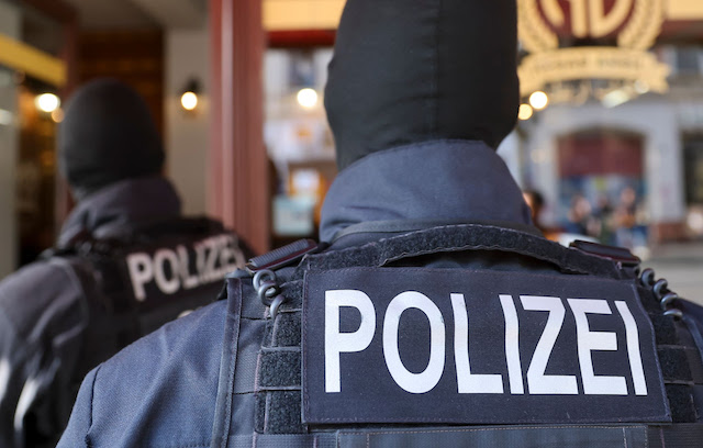 A special German police unit set up to combat right-wing extremism has made three arrests among radical football fans in the Ore Mountains region near the Czech border, prosecutors said on Wednesday. Photo: Jan Woitas/dpa