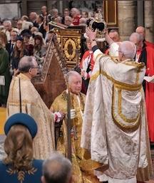 Image of the official coronation of King Charles III in England, United Kingdom