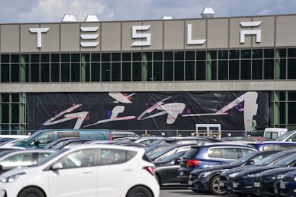 German authorities said on Friday that they were investigating electric carmaker Tesla after a potentially large-scale leak of personal employee data. Photo: Patrick Pleul/dpa