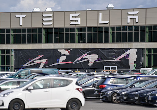 German authorities said on Friday that they were investigating electric carmaker Tesla after a potentially large-scale leak of personal employee data. Photo: Patrick Pleul/dpa