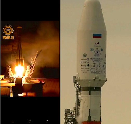 Akhmat-1 blasting off from the Vostochny Cosmodrome , South Western State University. Picture courtesy, R.A Kadyrov