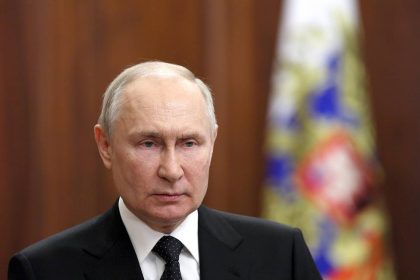 President Vladimir Putin of Russia in Moscow
