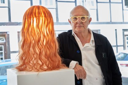Rolf Sachs opens his art exhibition of light in Hamburg