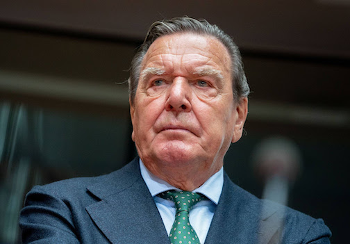 Schröder speaks on friendly policy towards Russia as Chancellor Gerhard Schroeder, former German chancellor, waits for the start of the hearing in the Bundestag's Economics Committee on the Nord Stream 2 pipeline project in the meeting room. Former German chancellor Gerhard Schröder again defended his friendly policies toward Russia during his time leading Europe's largest economy. Photo: Kay Nietfeld/dpa