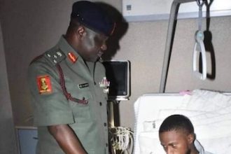 he Director General of the National Youth Service Corps, NYSC, Brigadier General YD Ahmed has paid a courtesy call on Onuoha Elvis Udodiri who narrowly survived death during the 2023 general elections