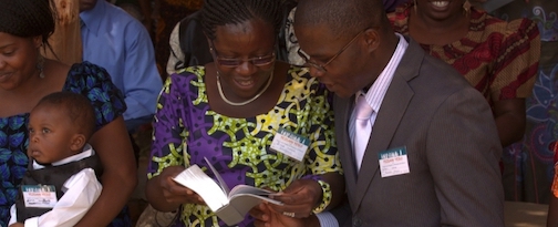 Jehovah's Witnesses at a convention in Nigeria