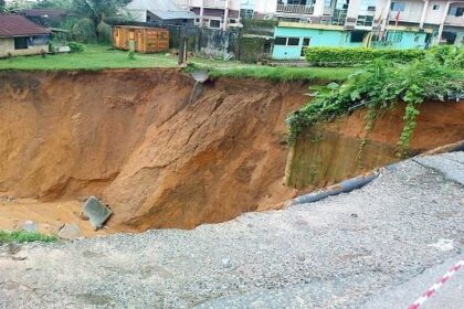 Properties threatened by Erosion in Nnewi, Anambra State