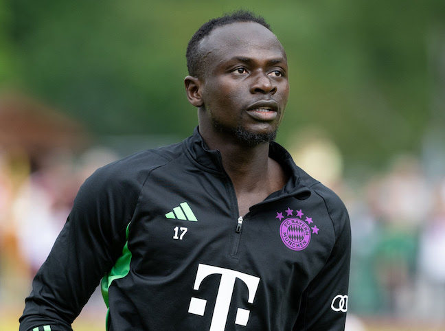 Bayern Munich's Sadio Mane takes part in a training session. Saudi club Al-Nassr adds Sadio Mane to his list to participate in the 2023 Arab Club Champions Cup, officially named the 2023 King Salman Club Cup. Photo: Sven Hoppe/dpa