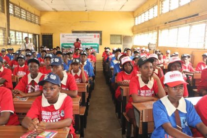 Officials of Lagos State Government takes campaign against drugs to schools