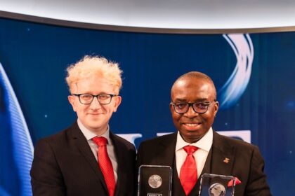 Zenith Bank's GMD receives the award in London