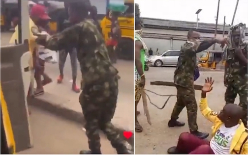 LASTMA, soldiers engage themselves in physical abuse in Lagos