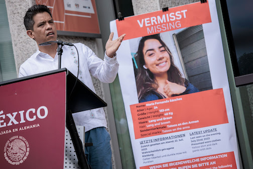 Body of missing Mexican student found in Berlin