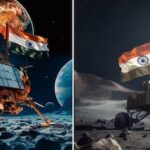 Indian Chandrayaan-3 on the moon