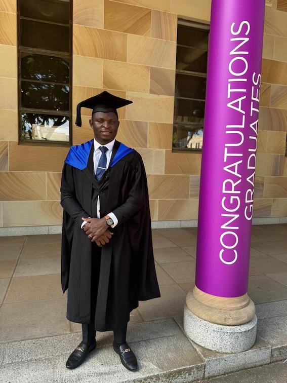 Abdulrasaq Ogunyale, Nigerian flies in brilliant colours in distant Australia Abdulrasaq Ogunyale