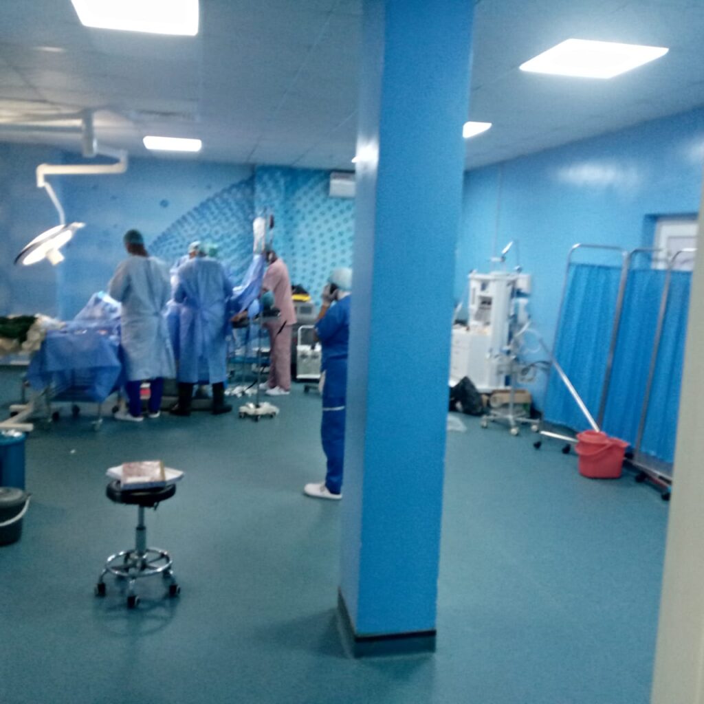 At Reference Hospital Okene, Dr. Baoku Olusola, others perform 7 surgeries in 8 hours