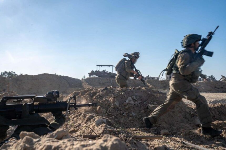 IDF soldiers on duty in the Gaza Strip