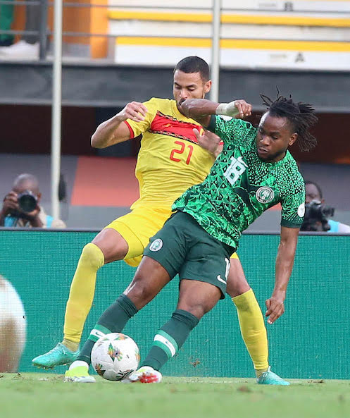 Lookman, during the encounter with Angola