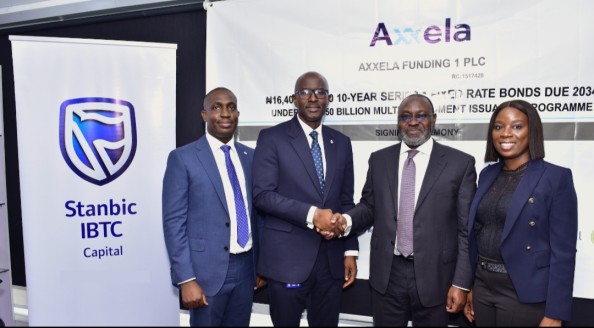 Stanbic IBTC Capital, Lead Issuing House for Axxela Funding 1 PLC’s ₦16.4b 10-Year Series 1 Fixed Rate Bond
