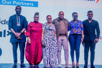 (L-R) Obinna Onuekwusi, Divisional Head, Technology Innovation, Interswitch Group; Adora Ikwuemesi, Founder, Kendor Consulting; Elizabeth Okonji, Founder, TGL Labs; Mitchell Elegbe, Founder/GMD, Interswitch Group; Sikemi Tayo, CEO, KIT for Professionals and Franklin Ali, Chief Human Resource Officer, Interswitch Nigeria at the Interswitch Career Fair 3.0 that held on 25th May 2024, in Lagos.