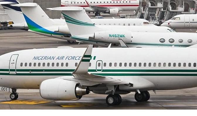 A long list of aircraft in Nigeria's presidential fleet