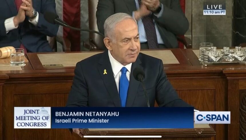 Netanyahu addresses U.S Congress