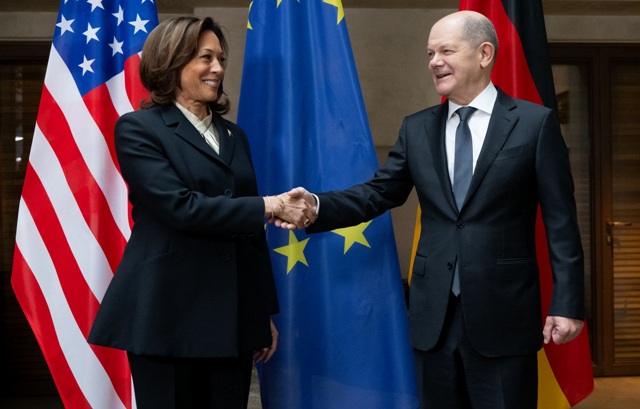 Olaf Scholz access qualities of Kamala Harris