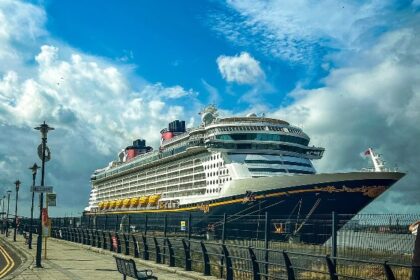 The Disney cruise ship