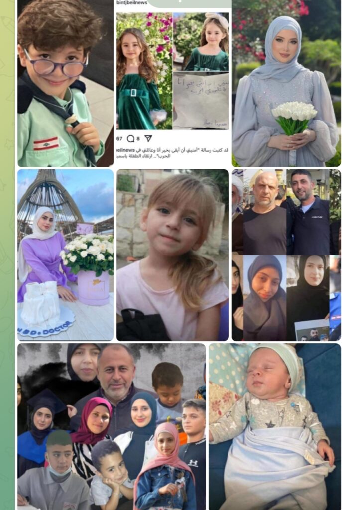 More pictures of children killed by Israeli strikes on Southern Lebanon as death toll rises to 569