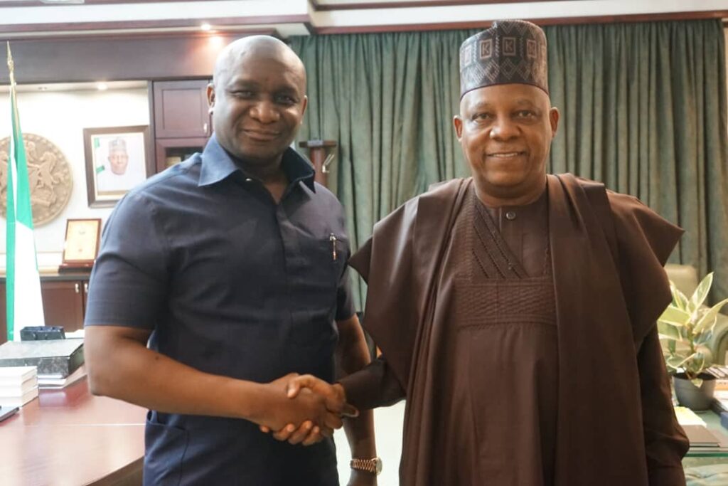 Vice President receives Chief Samuel Ogbuku PhD, Managing Director NDDC