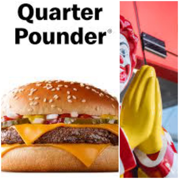 McDonald's Quarter pounder burger cause of E.coli infection in US -CDC