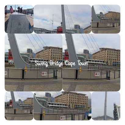 Blues from Cape Town: Aesthetic Swing Bridge, linking 2 communities