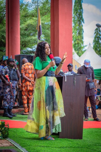 Anambra First Lady takes orphans, less privileged children on fun treat to Funcity, Govt House