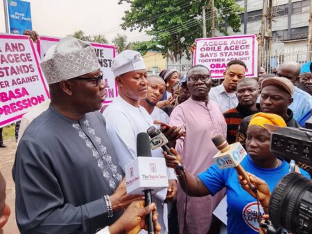 Agege, Orile-Agege APC PCC protest in Lagos