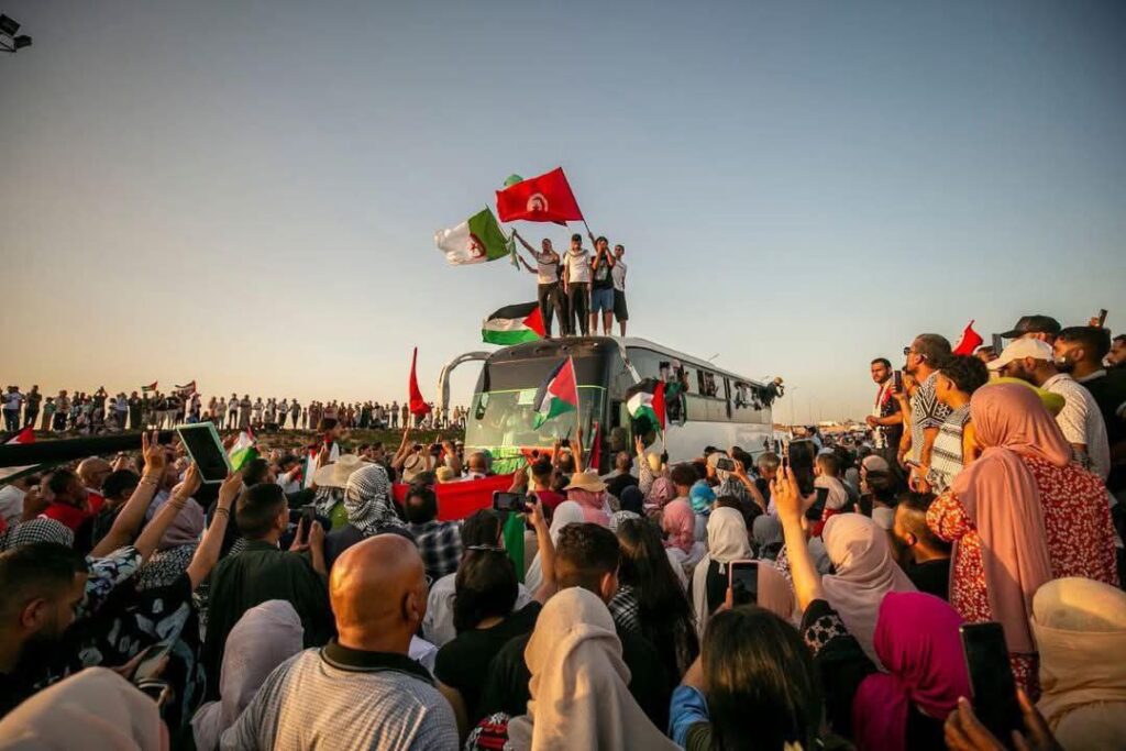 Arab Convoy: Image maker speaks on journey, to reach Rafah June 15 Arab convoy heads to Rafah crossing