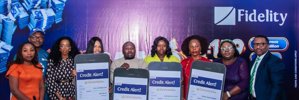 GAIM 6: Fidelity Bank unveils 20 new millionaires in 7th and 8th monthly draws