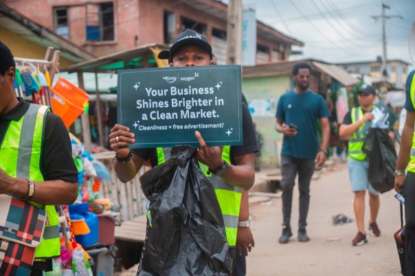 Oxygen X partners JOMO Climate Change Initiative for market cleanup and sustainability advocacy in Lagos