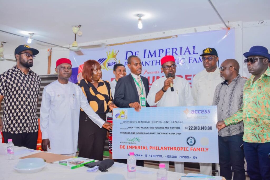 LIFELINE DELIVERED: De Imperial Philanthropic Family Settles ₦66.4M Hospital Bills for 134 Struggling Patients in Enugu, Ebonyi