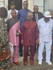UDAN VISITS FALANA IN LAGOS